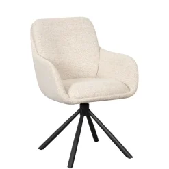 Draaibare Eetkamerstoel Genk Beige