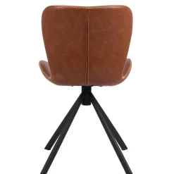 Draaibare Eetkamerstoel Isak Cognac