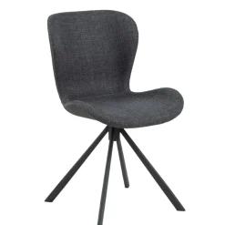 Draaibare Eetkamerstoel Isak Donkergrijs
