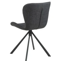 Draaibare Eetkamerstoel Isak Donkergrijs