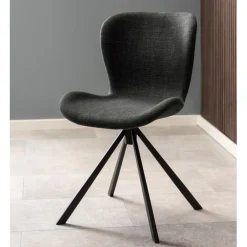 Draaibare Eetkamerstoel Isak Donkergrijs