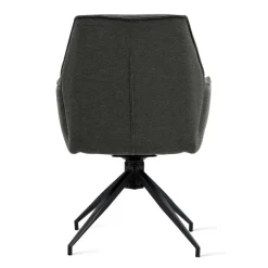 Draaibare Eetkamerstoel Jerrel Antraciet