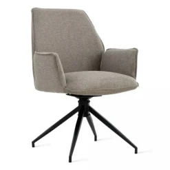 Draaibare Eetkamerstoel Jerrel Taupe