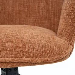 Draaibare Eetkamerstoel Jerrel Roestbruin