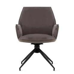 Draaibare Eetkamerstoel Jerrel Grijs