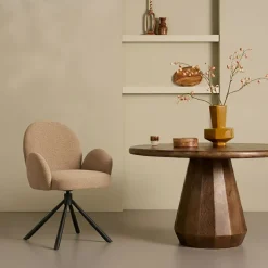 Draaibare Eetkamerstoel Moon Caramel