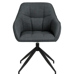 Draaibare Eetkamerstoel Marit Donkergrijs
