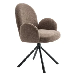 Draaibare Eetkamerstoel Moon Mocca