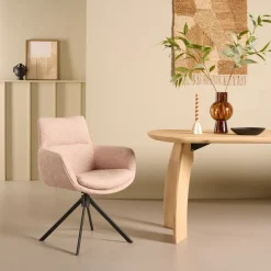 Draaibare Eetkamerstoel Oland Zand