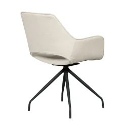 Draaibare Eetkamerstoel Quito Crème