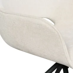 Draaibare Eetkamerstoel Quito Crème