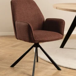 Draaibare Eetkamerstoel Roar Terracotta