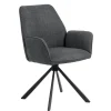Draaibare Eetkamerstoel Roar Donkergrijs