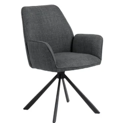 Draaibare Eetkamerstoel Roar Donkergrijs