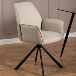 Draaibare Eetkamerstoel Roar Beige