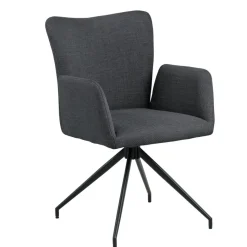 Draaibare Eetkamerstoel Sverre Donkergrijs