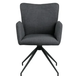 Draaibare Eetkamerstoel Sverre Donkergrijs