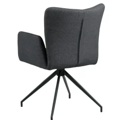 Draaibare Eetkamerstoel Sverre Donkergrijs
