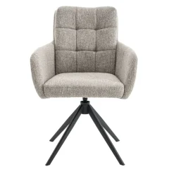 Draaibare Eetkamerstoel Swag Greige