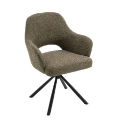 Draaibare Eetkamerstoel Spirit Olijfgroen