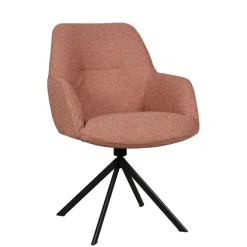 Draaibare Eetkamerstoel Selnass Roze