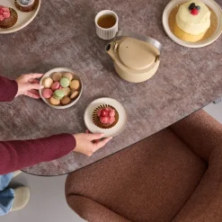 Draaibare Eetkamerstoel Selnass Roze