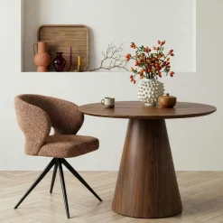 Draaibare Eetkamerstoel Terra Roestbruin