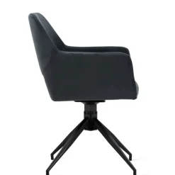 Draaibare Eetkamerstoel Tiernan Antraciet