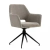 Draaibare Eetkamerstoel Tiernan Taupe