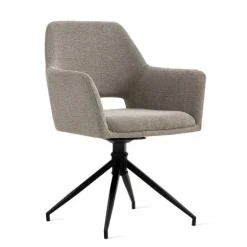 Draaibare Eetkamerstoel Tiernan Taupe