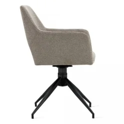 Draaibare Eetkamerstoel Tiernan Taupe