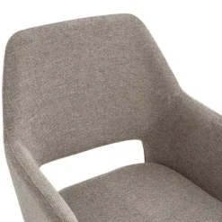 Draaibare Eetkamerstoel Tiernan Taupe