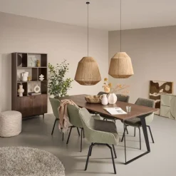 Draaibare Eetkamerstoel Wolfheze Groen