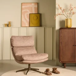 Draaifauteuil Masso Beige