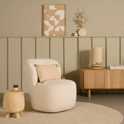 Draaifauteuil Rush Crème