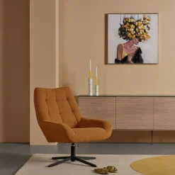 Draaifauteuil Vrijhoeve Oranje