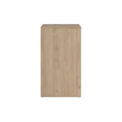 Dressoir Atlanta Eiken / Hoogglans Wit - 119x84x48 cm