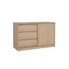 Dressoir Luna Eiken - 119x76x50 cm
