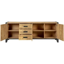 Dressoir Tilburg Naturel - 212x80x45 cm
