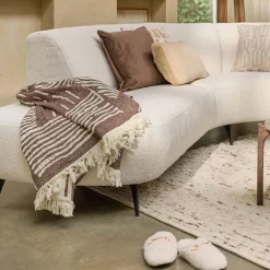 Dutch Decor Sierkussen Finn Bruin - 45x45 cm