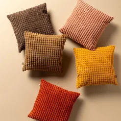 Dutch Decor Sierkussen Rome Oker - 45x45 cm