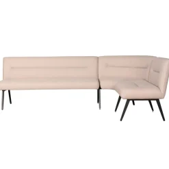 Eetkamer Hoekbank Bjorna Roze - 270x170 cm