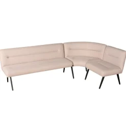 Eetkamer Hoekbank Bjorna Roze - 270x170 cm