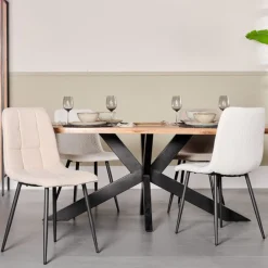 Eetkamerstoel Garret Crème