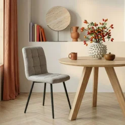 Eetkamerstoel Luik Grijs