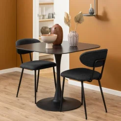 Eetkamerstoel Silje Donkergrijs