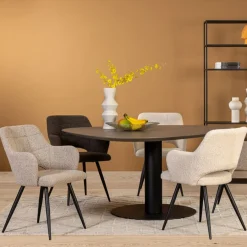 Eetkamerstoel Ziggy Bruin