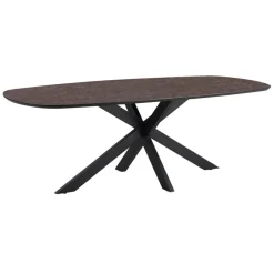 Eettafel Aarhus Grijs/Bruin - 220x105 cm