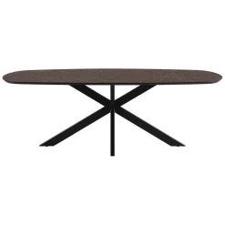 Eettafel Aarhus Grijs/Bruin - 220x105 cm