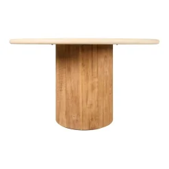 Eettafel Doble Naturel - Ø 130 cm